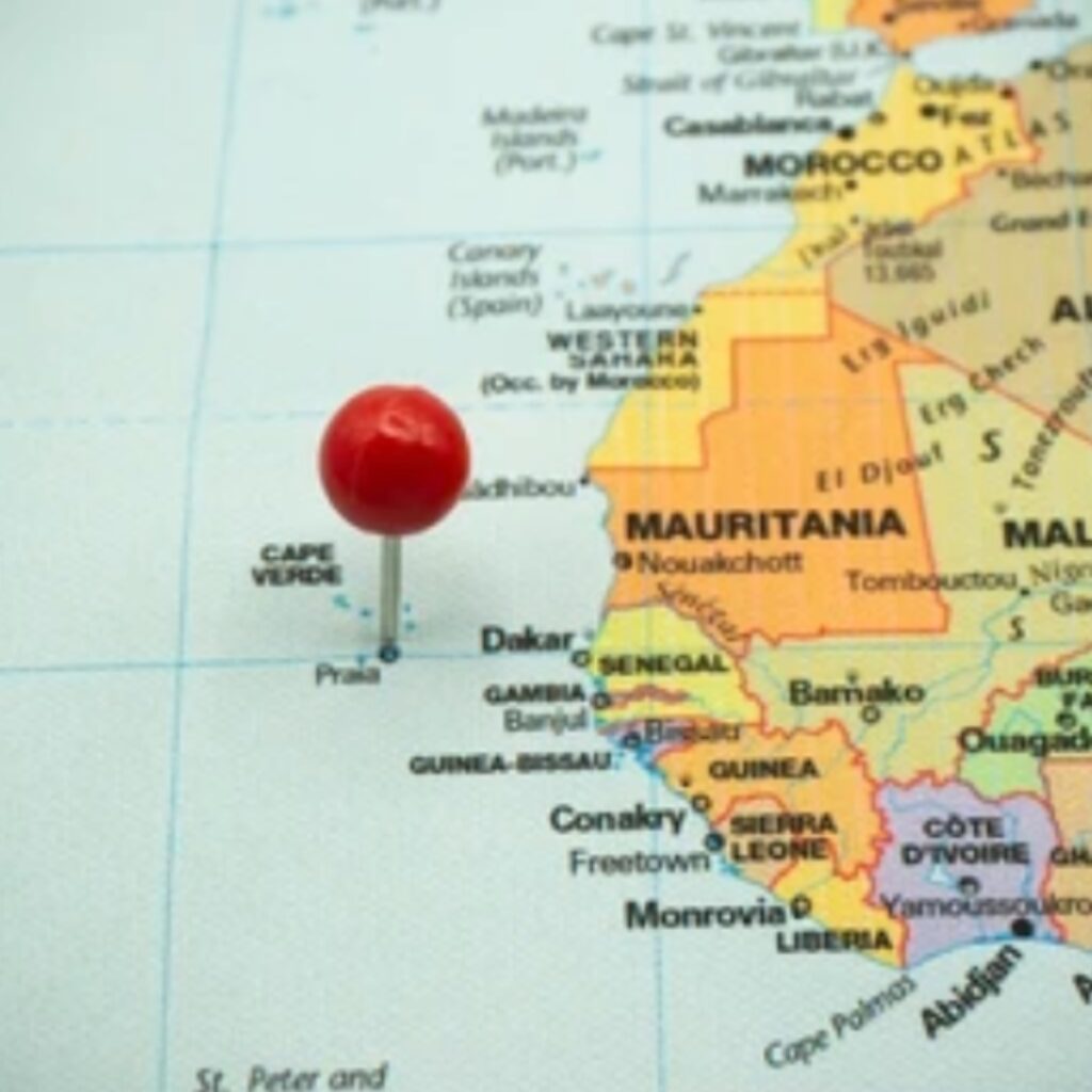 Dónde está Cabo Verde? Mapa de África y de las islas